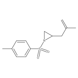 1-(4-Methylbenzenesulfonyl)-2-(2-methylprop-2-en-1-yl)aziridine结构式