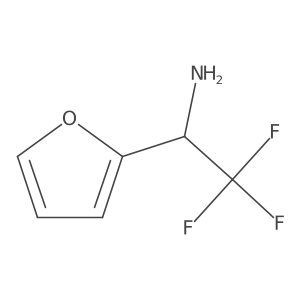 (1R)-2,2,2-Trifluoro-1-(2-furyl)ethylamine Structure