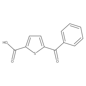 5-benzoylthiophene-2-carboxylic Acid Structure