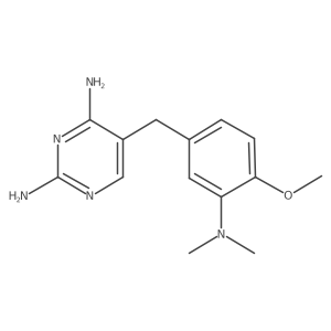5-[[3-(Dimethylamino)-4-methoxyphenyl]methyl]pyrimidine-2,4-diamine结构式