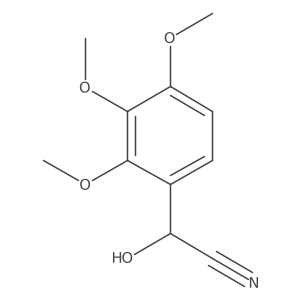 2-Hydroxy-2-(2,3,4-trimethoxyphenyl)acetonitrile Structure