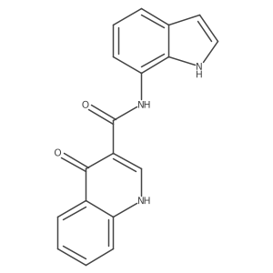 n-(1h-Indol-7-yl)-4-oxo-1h-quinoline-3-carboxamide Structure