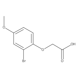 2-(2-Bromo-4-methoxyphenoxy)acetic acid Structure