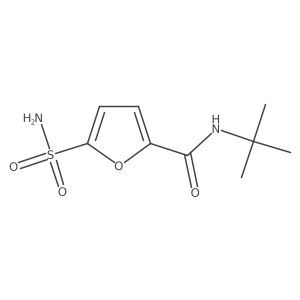 5-(aminosulfonyl)-N-(tert-butyl)-2-furamide Structure