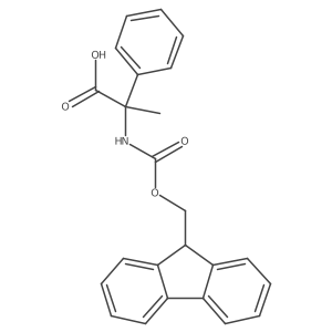 (R)-Fmoc-alpha-methyl-phenylglycine Structure