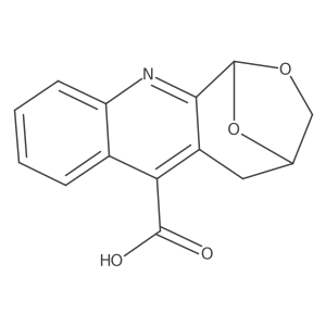 1,3,4,5-Tetrahydro-1,4-epoxyoxepino[3,4-b]quinoline-6-carboxylic acid Structure