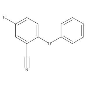 5-Fluoro-2-phenoxybenzonitrile结构式