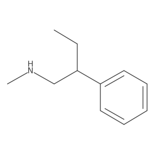 Methyl(2-phenylbutyl)amine Structure