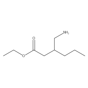 Ethyl 3-(aminomethyl)hexanoate Structure