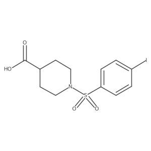 1-(4-Iodobenzenesulfonyl)piperidine-4-carboxylic acid Structure