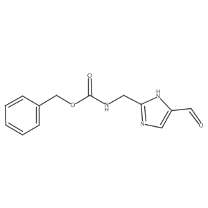 Benzyl ((4-formyl-1H-imidazol-2-yl)methyl)carbamate结构式