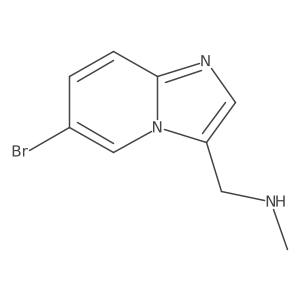 1-(6-Bromoimidazo[1,2-A]pyridin-3-YL)-N-methylmethanamine Structure
