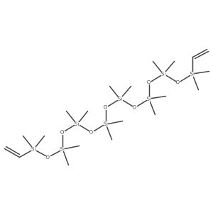 1,15-Diethenyl-1,1,3,3,5,5,7,7,9,9,11,11,13,13,15,15-hexadecamethyloctasiloxane Structure