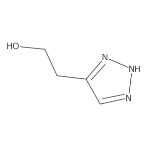 2-(1H-1,2,3-triazol-4-yl)ethan-1-ol结构式
