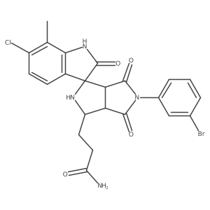 C23H20BrClN4O4 Structure