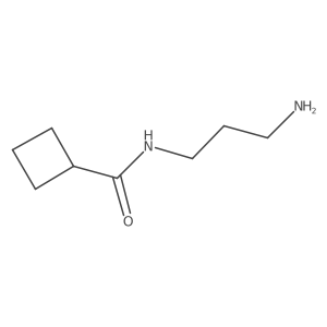 N-(3-aminopropyl)cyclobutanecarboxamide Structure