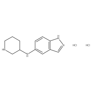 (S)-N-(Piperidin-3-yl)-1H-indazol-5-amine Dihydrochloride Structure
