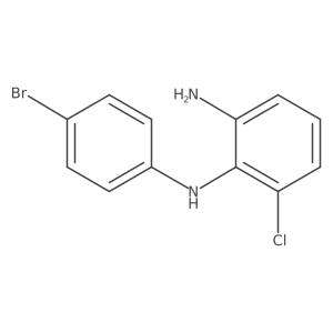 N2-(4-Bromophenyl)-3-chloro-1,2-benzenediamine结构式