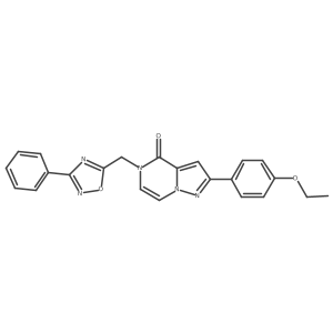 2-(4-ethoxyphenyl)-5-[(3-phenyl-1,2,4-oxadiazol-5-yl)methyl]-4H,5H-pyrazolo[1,5-a]pyrazin-4-one Structure