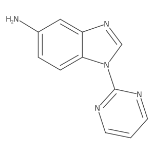 1-(2-pyrimidinyl)-1H-Benzimidazol-5-amine结构式
