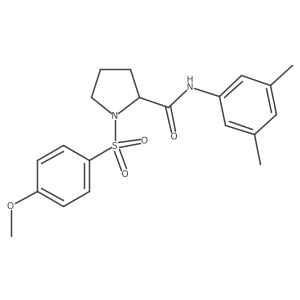 N-(3,5-dimethylphenyl)-1-((4-methoxyphenyl)sulfonyl)pyrrolidine-2-carboxamide Structure