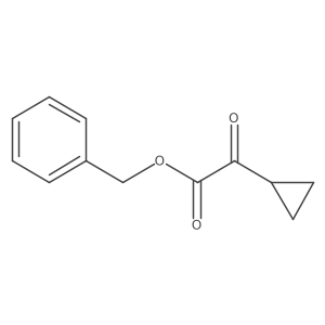 Benzyl 2-cyclopropyl-2-oxoacetate结构式