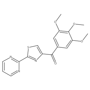 [2-(2-Pyrimidinyl)-4-thiazolyl](3,4,5-trimethoxyphenyl)methanone结构式