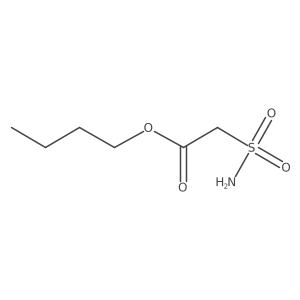 Butyl 2-sulfamoylacetate Structure