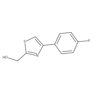 (4-(4-Fluorophenyl)thiazol-2-yl)methanol结构式