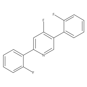 4-Fluoro-2,5-bis(2-fluorophenyl)pyridine Structure
