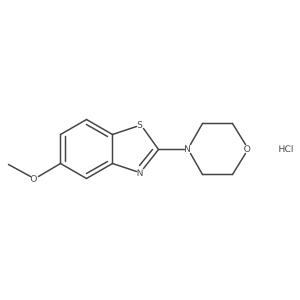 4-(5-Methoxybenzo[d]thiazol-2-yl)morpholine hydrochloride Structure