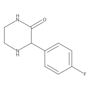 (S)-3-(4-Fluorophenyl)piperazin-2-one Structure