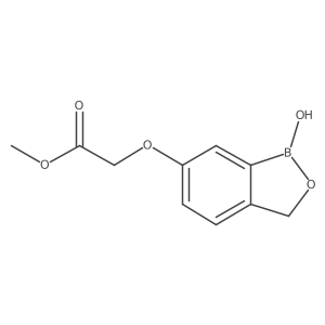Methyl 2-((1-hydroxy-1,3-dihydrobenzo[c][1,2]oxaborol-6-yl)oxy)acetate结构式