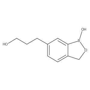 3-(1-hydroxy-3H-2,1-benzoxaborol-6-yl)propan-1-ol结构式