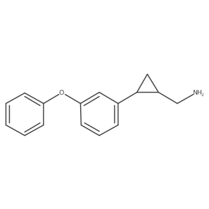 [2-(3-Phenoxyphenyl)cyclopropyl]methanamine Structure