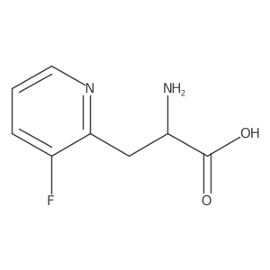 2-Amino-3-(3-fluoropyridin-2-yl)propanoic acid Structure