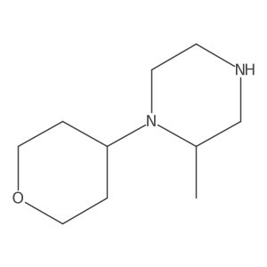 2-Methyl-1-(oxan-4-yl)piperazine结构式