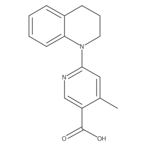 6-(3,4-Dihydroquinolin-1(2H)-yl)-4-methylnicotinic acid Structure