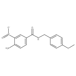 N-(4-methoxybenzyl)-4-amino-3-nitrobenzamide Structure