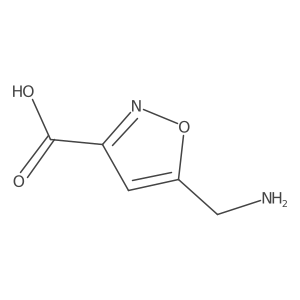 5-(Aminomethyl)-1,2-oxazole-3-carboxylic acid Structure