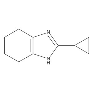 2-cyclopropyl-4,5,6,7-tetrahydro-1H-benzimidazole结构式