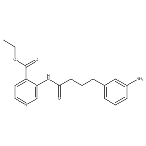 Ethyl 3-[[4-(3-aminophenyl)-1-oxobutyl]amino]-4-pyridinecarboxylate Structure