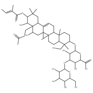 Gymnemic acid XII结构式