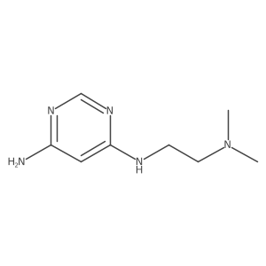 N4-(2-(dimethylamino)ethyl)pyrimidine-4,6-diamine Structure