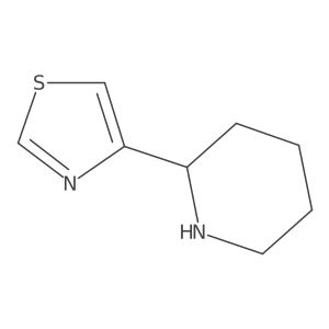 4-(Piperidin-2-yl)thiazole结构式