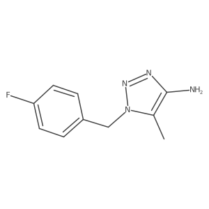 1-(4-Fluorobenzyl)-5-methyl-1H-1,2,3-triazol-4-amine Structure
