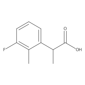 2-(3-Fluoro-2-methylphenyl)propanoic acid结构式