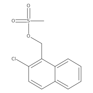 (2-Chloronaphthalen-1-yl)methyl methanesulfonate结构式