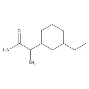 2-Amino-2-(3-ethylcyclohexyl)acetamide Structure