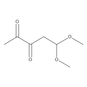 5,5-Dimethoxypentane-2,3-dione结构式
